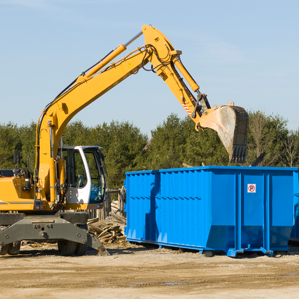 can i choose the location where the residential dumpster will be placed in C-Road CA